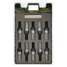 OMP Speed set 20 tornillos M12x1.25 llave 17-19 L: 28mm plata alu.7075 + DIN 12.9