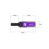 OMP Speed set 20 tornillos M14x1.5 llave 17-19 L: 28mm morado alu.7075 + DIN 12.9