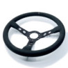 Volante MOMO Tuner original 320mm acabado en piel negra