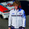 SUDADERA CON CREMALLERA MARTINI-R XL BLANCA