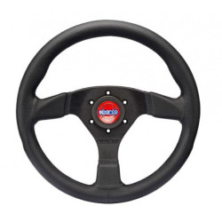 VOLANTE MOD.383 CUERO PERFORADO COSIDO ROJO