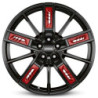 LLANTA RONAL R67 Red Left 8.0X19 ET54 5X112 JETBLACK