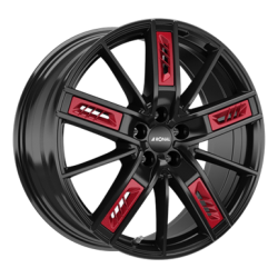 LLANTA RONAL R67 Red Right 8.5X20 ET40 5X108 JETBLACK