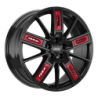 LLANTA RONAL R67 Red Right 8.5X20 ET50 5X108 JETBLACK