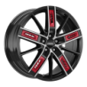 LLANTA RONAL R67 Red Right 8.0X18 ET30 5X112 JETBLACK