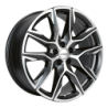 RIM RONAL R71 8.5X20 ET41 5X120 BLACK ORBITAL MATT POLISHED FRONT