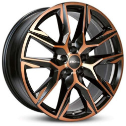 LLANTA RONAL R71 8.5X20 ET42 5X112 JETBLACK-COPPER MATT