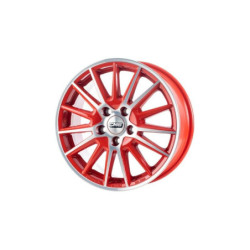 Llanta CMS C23 6.5x16 ET37 4x100 Rojo Diamante