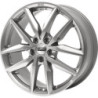 Llanta CMS C28 7.5x19 ET50 5x100 Plata Racing