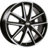 LLANTA CMS 6,5x16 ET47 5x100 57.1 NEGRO DIAMANTE BRILLANTE