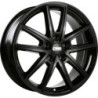 LLANTA CMS 7x17 ET40 5x112 57.1 NEGRO BRILLANTE COMPLETO