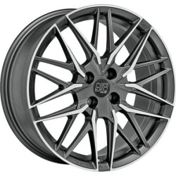 LLANTA OZ RACING MSW 50-4 7X17 ET32 4X108 METAL MATE PULIDO