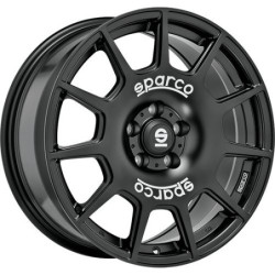 LLANTA OZ RACING SPARCO TERRA 8X18 ET35 5X100 NEGRO MATE WHITE LETTERING