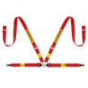 PORSCHE 911 PASSENGER HARNESS WITHOUT APPROVAL RED