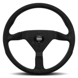 MOMO MONTECARLO STEERING WHEEL 350 MM BLACK MICROFIBER