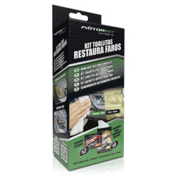 HEADLAMP RESTORATION WIPE KIT MOTORKIT CS48