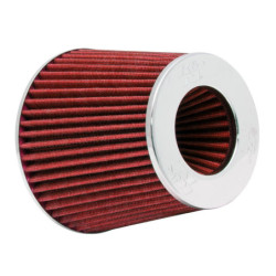 UNIVERSAL CLAMP-ON AIR FILTER K&N 6" OD B X 5"H W/4", 3-1/2", 3"DIA FLG W/INVERTED FILTER TOP KNRG-1001RD RG-1001RD