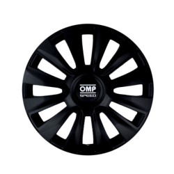 Tapacubos OMP SPEED negro 16 pulgadas x4 | OCC Sport