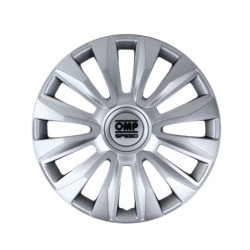 Tapacubos OMP SPEED plata 16 pulgadas x4 | OCC Sport