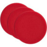 3 POLISHING SPONGES RED 160 (HARD)