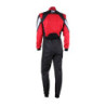 OMP KS-3X FIA 8877-2022 RACING KART SUIT (ADULT) BLACK / RED SIZE 42