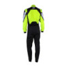 RACING SUIT KARTING OMP KS-3X FIA 8877-2022 (ADULT) BLACK / FLUORESCENT YELLOW SIZE 42