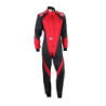 OMP KS-3X FIA 8877-2022 KARTING RACE SUIT (CHILD) BLACK / RED SIZE 160