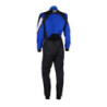 OMP KS-3X FIA 8877-2022 KARTING RACE SUIT (CHILD) BLACK / BLUE SIZE 140