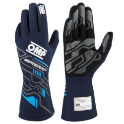 GUANTES SPORT FIA 8856-2018 MY2025 NAVY AZUL / CYAN TALLA L