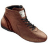 OMP CARRERA FIA 8856-2018 BROWN LEATHER BOOTS SIZE 37