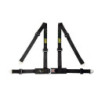 OMP ROAD 4 POINTS 2" HARNESS WITH CARABINER ECE 16-08 BLACK