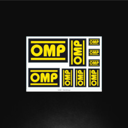 OMP STICKER SET 331 X 231 MM