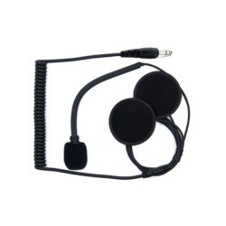 RHK/JH - CONECTOR ESTÉREO DE 6,35 MM - CON MICRÓFONO FLEXIBLE - SOLO ALTAVOCES ESTÁNDAR, SIN AURICULARES
