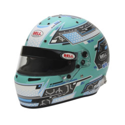 BELL RS7 STAMINA ANTHRACITE/AQUAMARINE (HANS) SIZE 61+ FIA8859-2024/SA2020