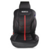 RESPALDO SPC FERRARA NE/VERMELHO PVC SPARCO CS 6