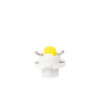 BLISTER 2X LED L049W - B8.4D CóNCAVO BLANCO