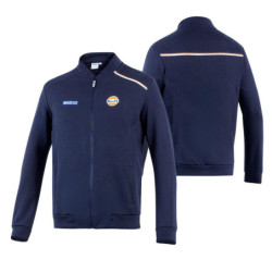 SUDADERA GULF CON CREMALLERA COMPLETA BM M