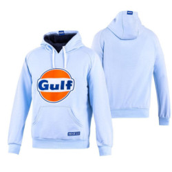 SUDADERA CON CAPUCHA MARCA GULF CE XL