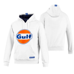 SUDADERA CON CAPUCHA MARCA GULF BI XXL