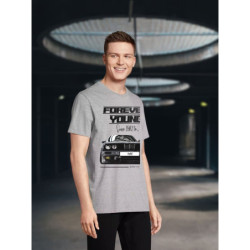 Camiseta Forever Young Gris Talla S