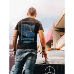Camiseta Nice Tractor Near the Bull Negra Talla S