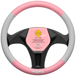 FUNDA DE VOLANTE EASY ROSA-GRIS M