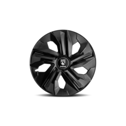 TAPACUBOS MOMO BLADE BRILLANTE NEGRO CARBÓN 16 - 4 PIEZAS