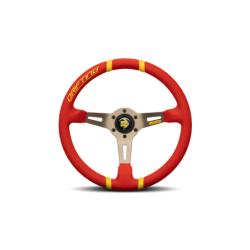 VOLANTE DRIFT 350 ROJO MICROFIBRA