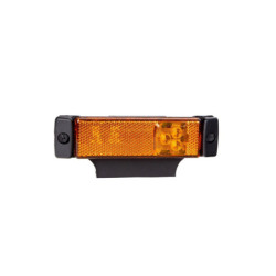 LAMPA OBRYSOWA Z HOMOLOGACJĄ ECE 3XLED 24V POMARAŃCZOWA