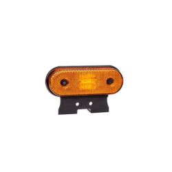 LAMPA OBRYSOWA Z HOMOLOGACJĄ ECE 4XLED 24V POMARAŃCZOWA
