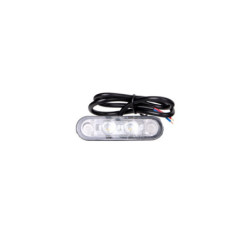 LAMPA OBRYSOWA Z HOMOLOGACJĄ ECE 2XLED 24V BIAŁA