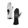 GUANTES DE KART KS-3 MY2026 BLANCOS / NEGROS TALLA 4 (NIÑOS)