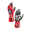 GUANTES KS-4 ART KART ROJOS / BLANCOS TALLA 4 (NIÑOS)