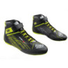 KS-2X BOTINES KART NIÑOS FIA 8877-2022 NEGRO / AMARILLO FLUO TALLA 33